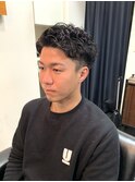 2ブロックハードパーマ☆スパイラルパーマ×メンズ人気◎