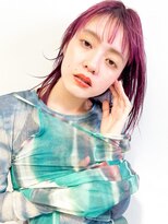 テトヘアー(teto hair) ピンクカラーピンク紫バイオレットミディアム暖色カラー