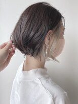 モリオフロムロンドン 原宿本店(morio from London) 【morio 原宿】インナーカラーミルクティーベージュ ミニボブ