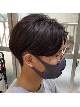 ニコフクオカヘアーメイク(NIKO Fukuoka Hair Make) 「NIKO」柔らかワンカールセンターパートパーマ 福岡天神