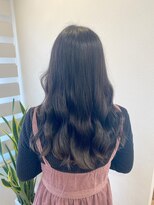 ルヴェール(Le Vert)&nbsp;透明感ネイビーグレージュロング