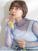 【Sourire江坂】アースカラー/ミルクティーベージュボブショート