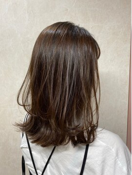 カームバイリコ 学芸大学(calm by liko) 美髪/大人かわいい/こなれミディ/サンドベージュ[学芸大学]