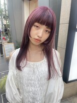 デイジー(Daisy) 天神 大名 ピンクラベンダー 顔周りカット