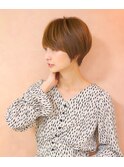 小顔に見える横顔ショート【掛川　美容室　ショート】