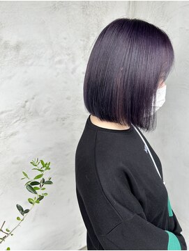 リベルタ(LIBERTA) ラベンダーアッシュ☆ぱつっとボブ20代30代オススメ