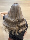 デザインカラー/レイヤーカット/ウェットヘア/夏のヘアアレンジ