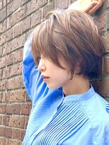 ジエクト 本店(The Ect)&nbsp;★◎斜めバンググレージュカラーシルキーベージュデザインカラー