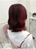 ピンクブラウン×最強インナーピンク＊まゆ