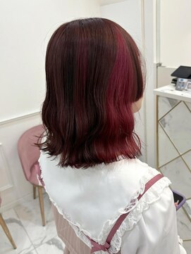 リルミー(Lilme) ピンクブラウン×最強インナーピンク＊まゆ