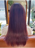 髪質改善/うる艶ロング/チェリーピンク