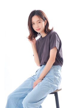 ヘアサロン ナノ(hair salon nano) 耳掛けが似合う外ハネボブ♪