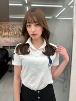 ロンド マーレ 天神大名店(Lond mare)&nbsp;ピンクブラウン/暖色カラー/カシスピンク/韓国ヘア/顔周りカット