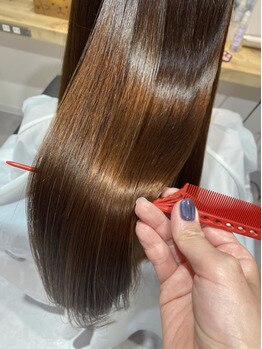 チャトラ(CHATRA)の写真/【池袋半個室/コロナ対策◎】気になるダメージやくせ毛のお悩み解決＊ナチュラルなストレートヘアが叶う♪