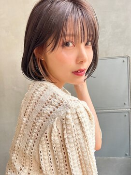 シエナ 渋谷(Siena) siena20代30代　小顔ボブ×イヤリングカラー