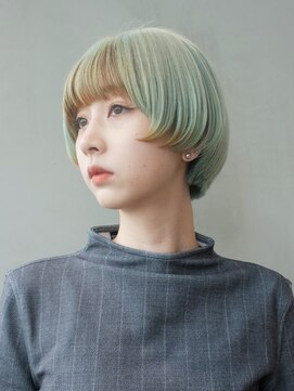 シオン(shion) オリーブカラー透明感カラー秋色小顔_ba450153