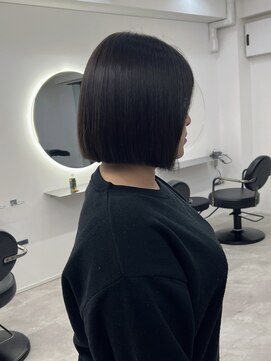 メルバイグラフ 梅田(mel by GRAFF) 圧倒的に地毛風なボブ縮毛矯正