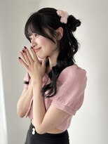 ラルムバイシー 新宿(LARME by Sea)&nbsp;くるみちゃんへア/ハーフアップ/アレンジ/ヘアセット【Kaya】