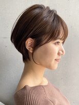 トト 船橋店(toto.)&nbsp;☆細めハイライトボブフェザーショートマロンベージュ[船橋]