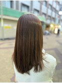 明るめベージュでつくる柔らか美髪カラー×髪質改善