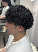メンズマッシュ　ツイストスパイラルパーマ