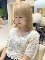 オーセンヘア(AUTHEN.HAIR)&nbsp;【仙台美容室】ハイトーンベージュ