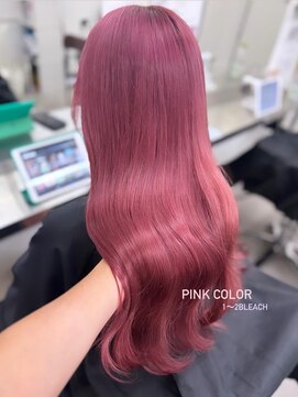 アオ(ao.) ピンクカラー/ハイトーン/髪質改善