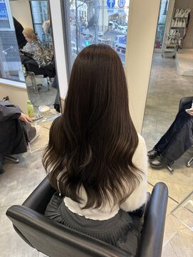ルル(Lulu) 梅田/ブラウン/ベージュ/レイヤー/前髪カット/縮毛矯正/髪質改善