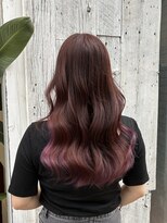 アン(Hair make un)&nbsp;ピンクカラー