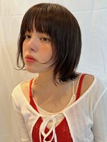トリッカ シブヤ(TRICCA SHIBUYA)&nbsp;ウルフボブ/くびれボブ/透明感カラー/ナチュラルブラウン