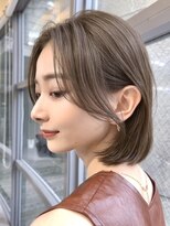 メゾンアクア 表参道(Maison ACQUA)&nbsp;切りっぱなしボブレイヤーボブ似合わせ小顔前髪縮毛矯正/表参道