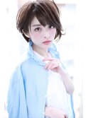 大人可愛いナチュラル小顔ショートボブ【Cirrus by Cloud zero】
