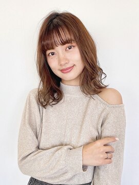 ハピネス クローバー 学園前店(Happiness CLOVER) 大人可愛い　ミディアム　透明感カラー