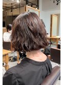 ☆コテ風パーマウェーブボブデジタルパーマ☆