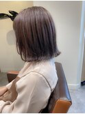 ☆ブリーチなしラベンダーグレージュボブ☆