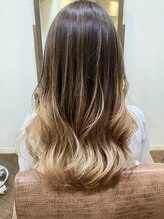 カミーノ ヘアデザイン(Camino Hair Design) ミルクティーバレイヤージュ