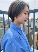 ○大人可愛い抜け感ハンサムショート