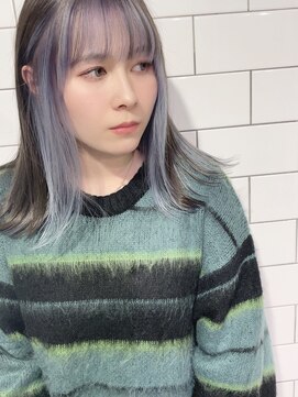 シアー(sheer) 《sheer/大黒》#インナーカラー#ペールブルー