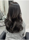 3177波巻き髪質改善日本髪フレンチセピアアッシュゆる巻きロング