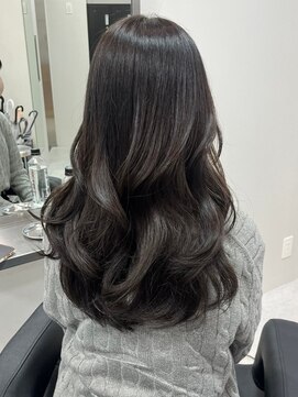 ベレーザシェルト(Beleza scelto) 3177波巻き髪質改善日本髪フレンチセピアアッシュゆる巻きロング