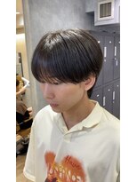 レイズ 名古屋(RAYS) 韓国風刈り上げツーブロックシースルーマッシュ