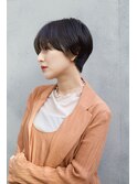 20代30代40代大人可愛いグレージュとミントアッシュショート