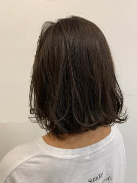 ヘアブランコブランコ 横浜(hair blanco_blanco) 似合わせカット/くびれヘア/デザインカラー/艶ボルドー[横浜駅]