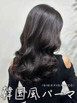 アミー 銀座(Ammy) 韓国風パーマコテ巻き風パーマ!くるくるしながら乾かせば完成!