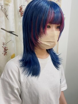 スタート(StarT) 【StarT】コバルトブルー・パープルピンク・ロングウルフ