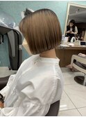 あごラインコンパクトミニボブ