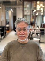 ザマンリバレッジニューヨーク(THE MAN LeverageNewYork)&nbsp;大人海外七三サイドパートフェード：尾上　雄輝