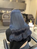 ブレンド 渋谷(BLend)&nbsp;縮毛矯正.レイヤーカット.ブルーブラック.髪質改善. 黒髪