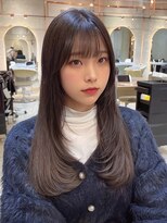 ロンド エスポワール 錦糸町(Lond espoir)&nbsp;ウェーブミディアムメルティカラー×レイヤーカット韓国[錦糸町]