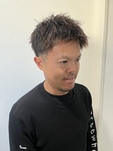 ジンビ(JINBI) メンズショート　ツイストパーマ